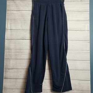 Nike Basketball Navy Blue Elastic‎ Drawstring Pull on Pants Mens Small
